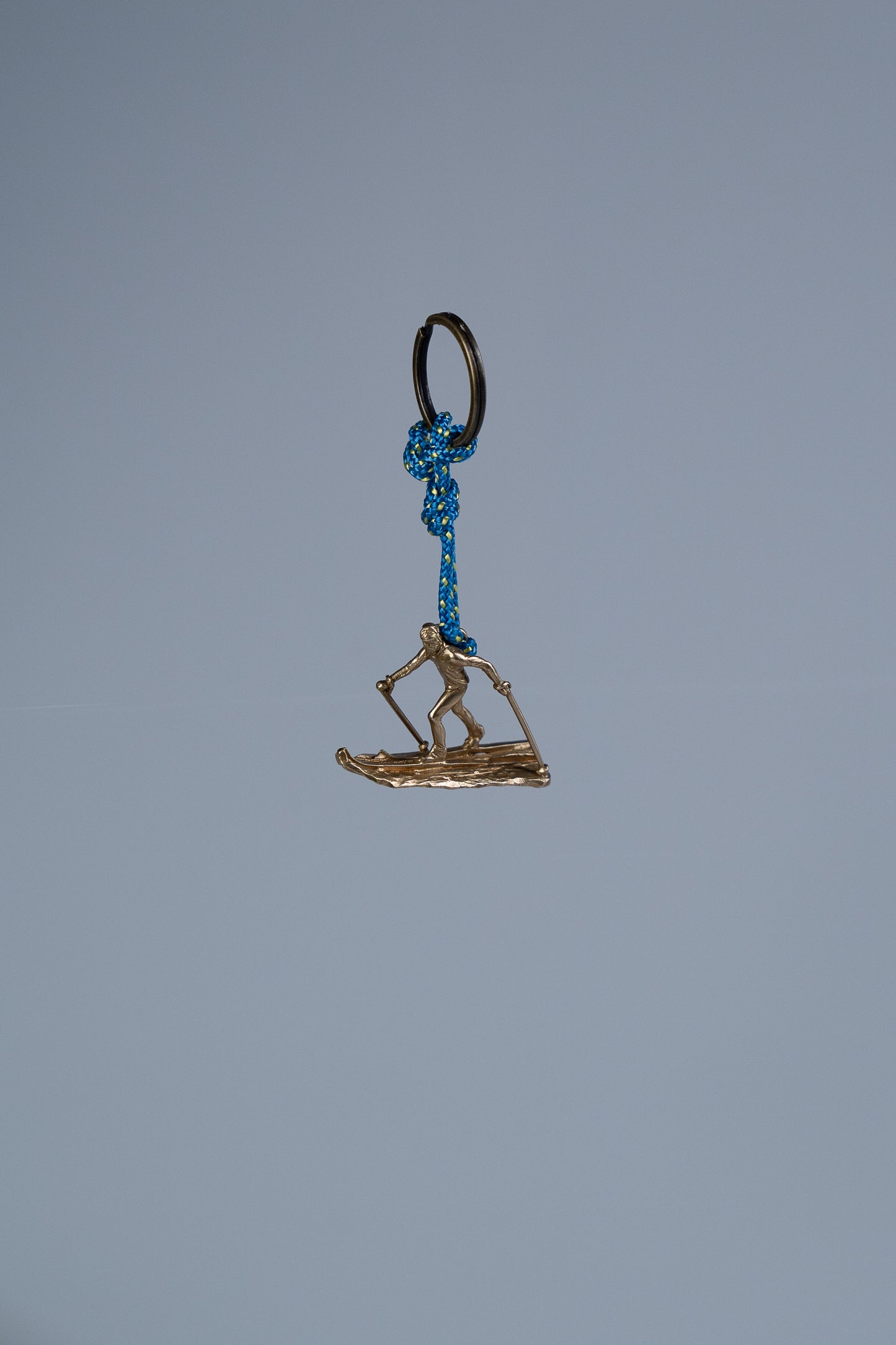 Skier Keyring